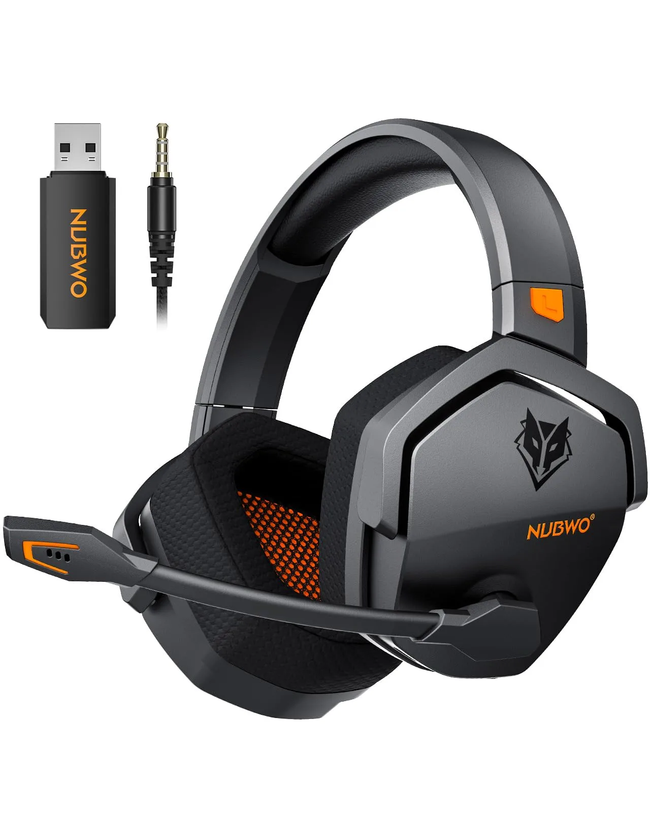 NUBWO G06 Auriculares Gaming Inalámbricos (2.4GHz + Bluetooth Dual)