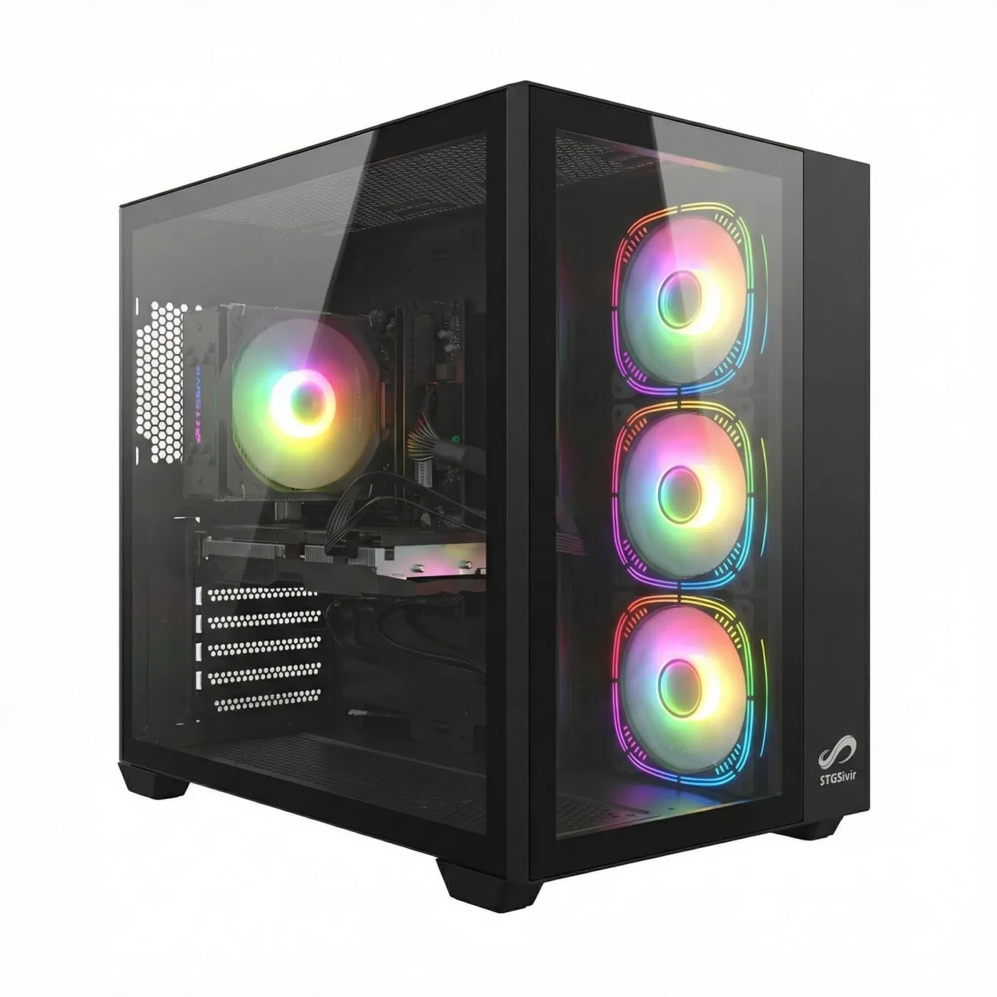 STGsivir PC Gaming, Core i7, RTX 2060 Super 8G, 16G RAM, 1T SSD