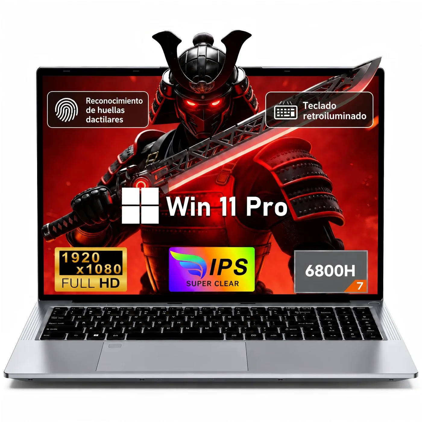 Portátil Gaming 15,6", R7 6800H, 32GB RAM, 1TB SSD, FHD, Win 11