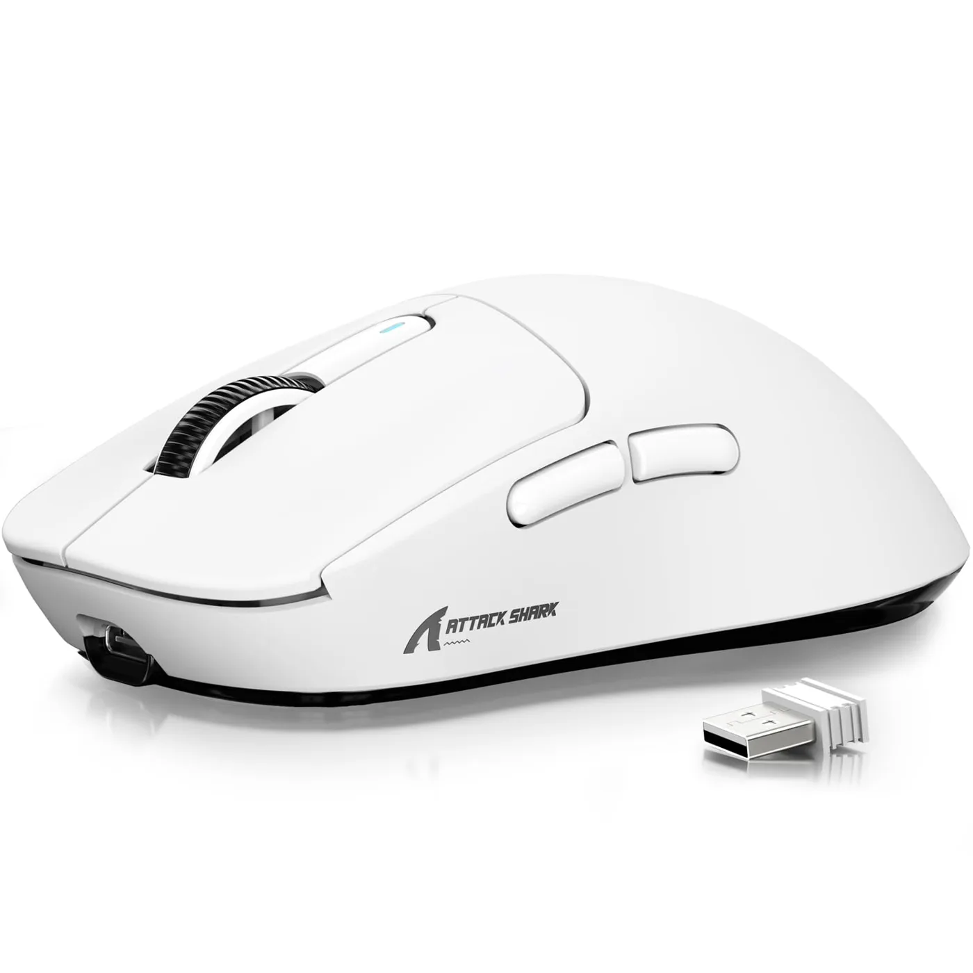 ATTACK SHARK X3 49g Ratón Ultraligero, Sensor de Juego PixArt PAW3395, Ratón de Juego…