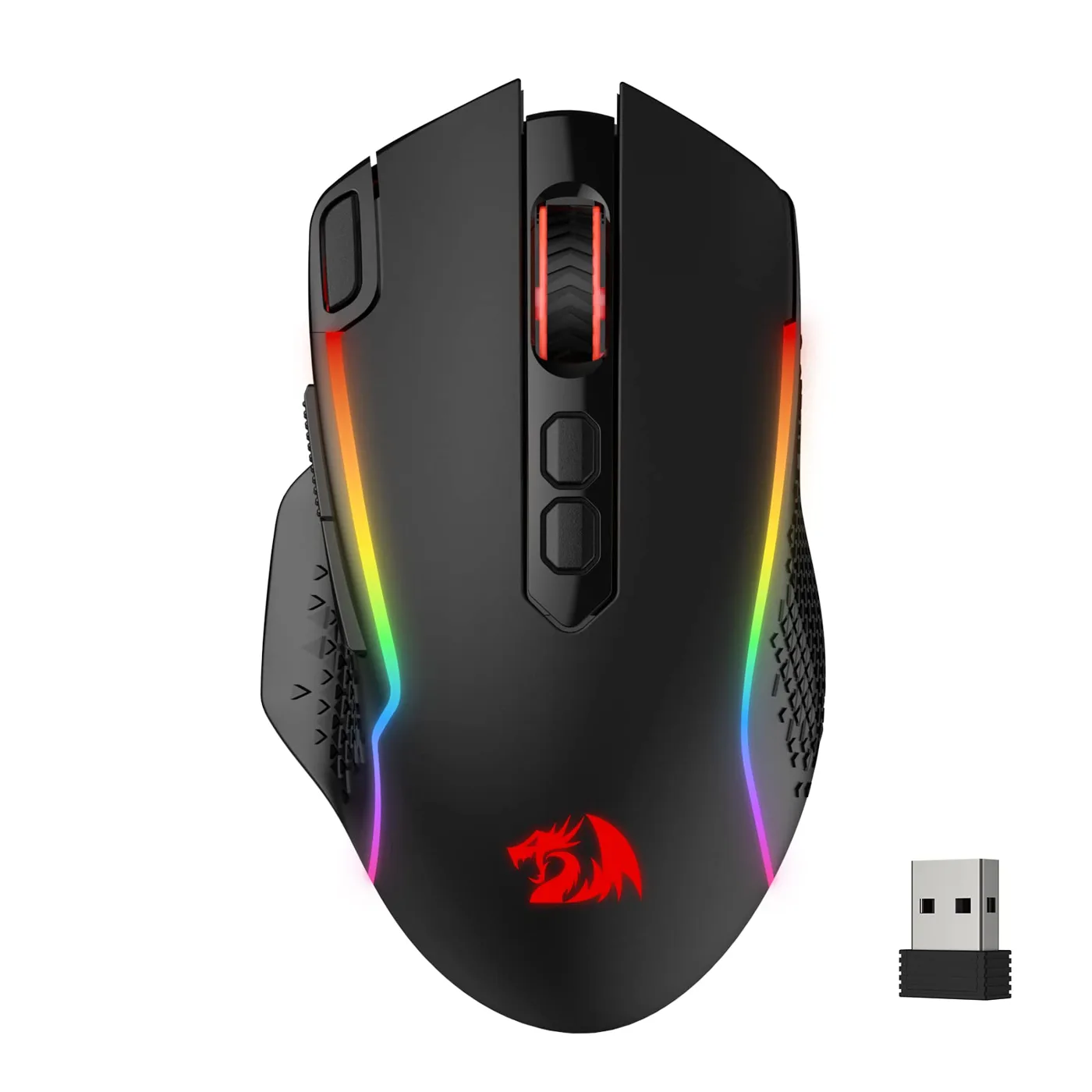 Redragon M810 Pro Ratón Gaming Inalámbrico 10000 dpi Disparo Rápido