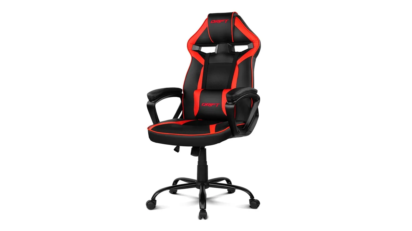 Drift Gaming DR50 – Silla Gaming Profesional en Polipiel, reposabrazos Acolchados,…