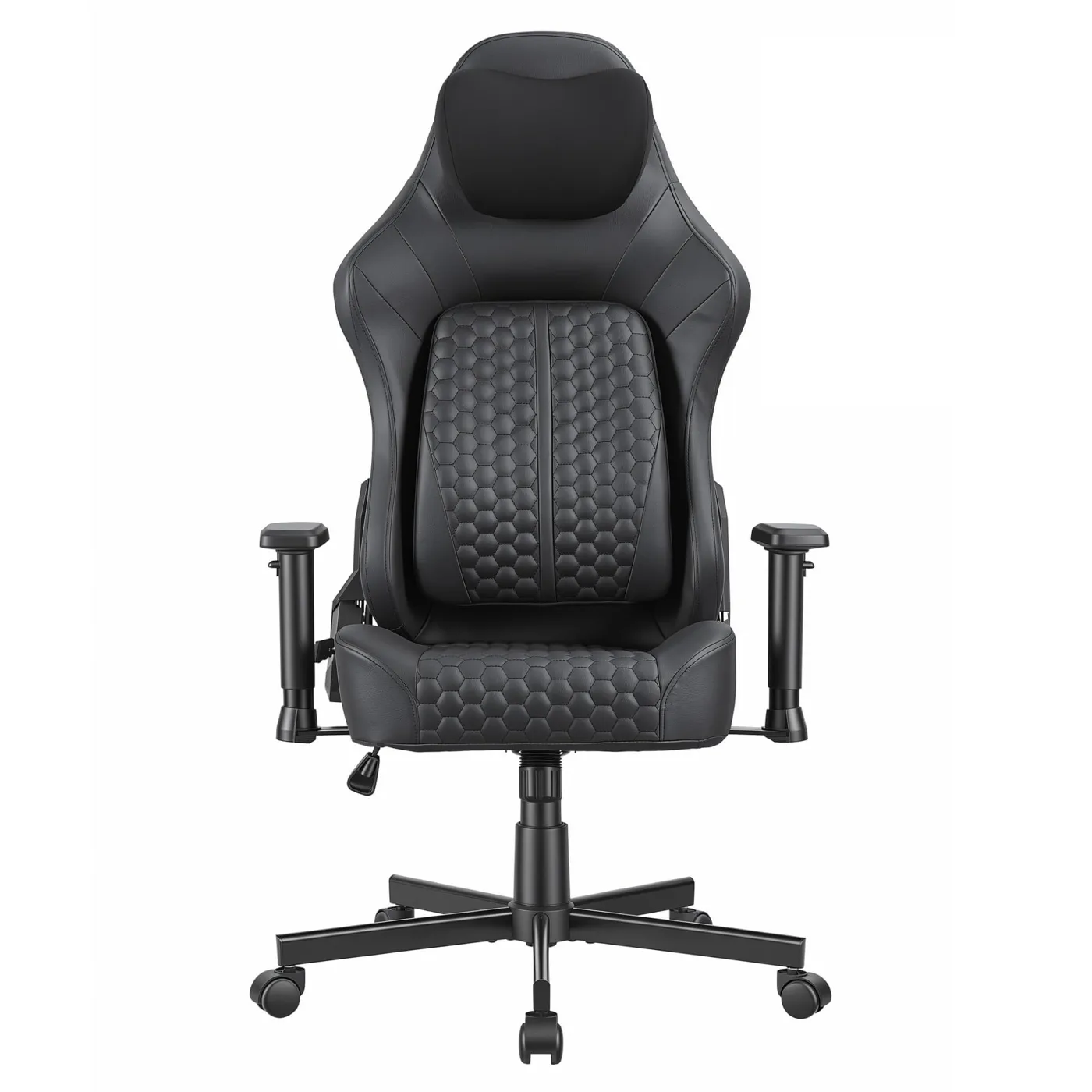 JUMMICO Silla de Gaming con Soporte Lumbar Ajustable y reposabrazos 2D, reclinable…